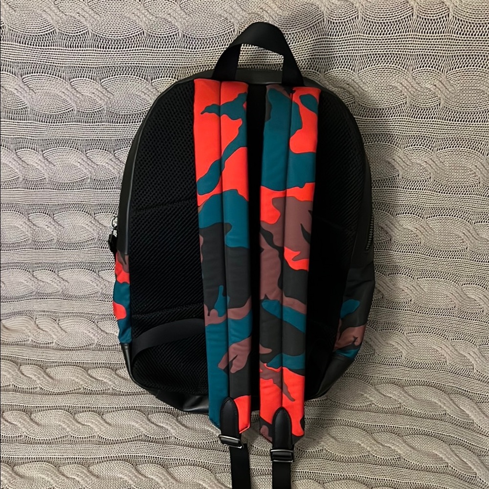 Coach Red and Black Backpack Vibrant Design - Picture 2 of 10